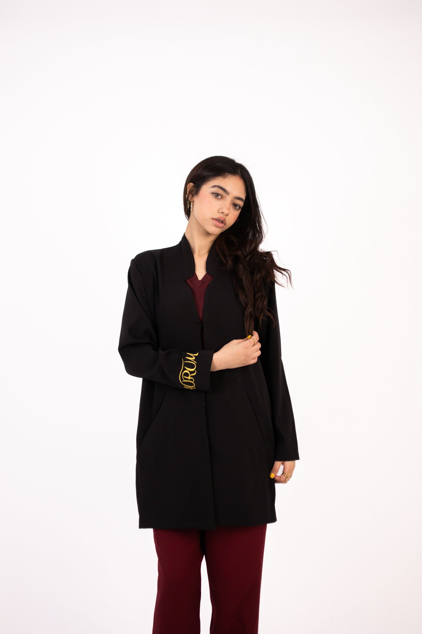 Black DIAMOND coat (unisex)