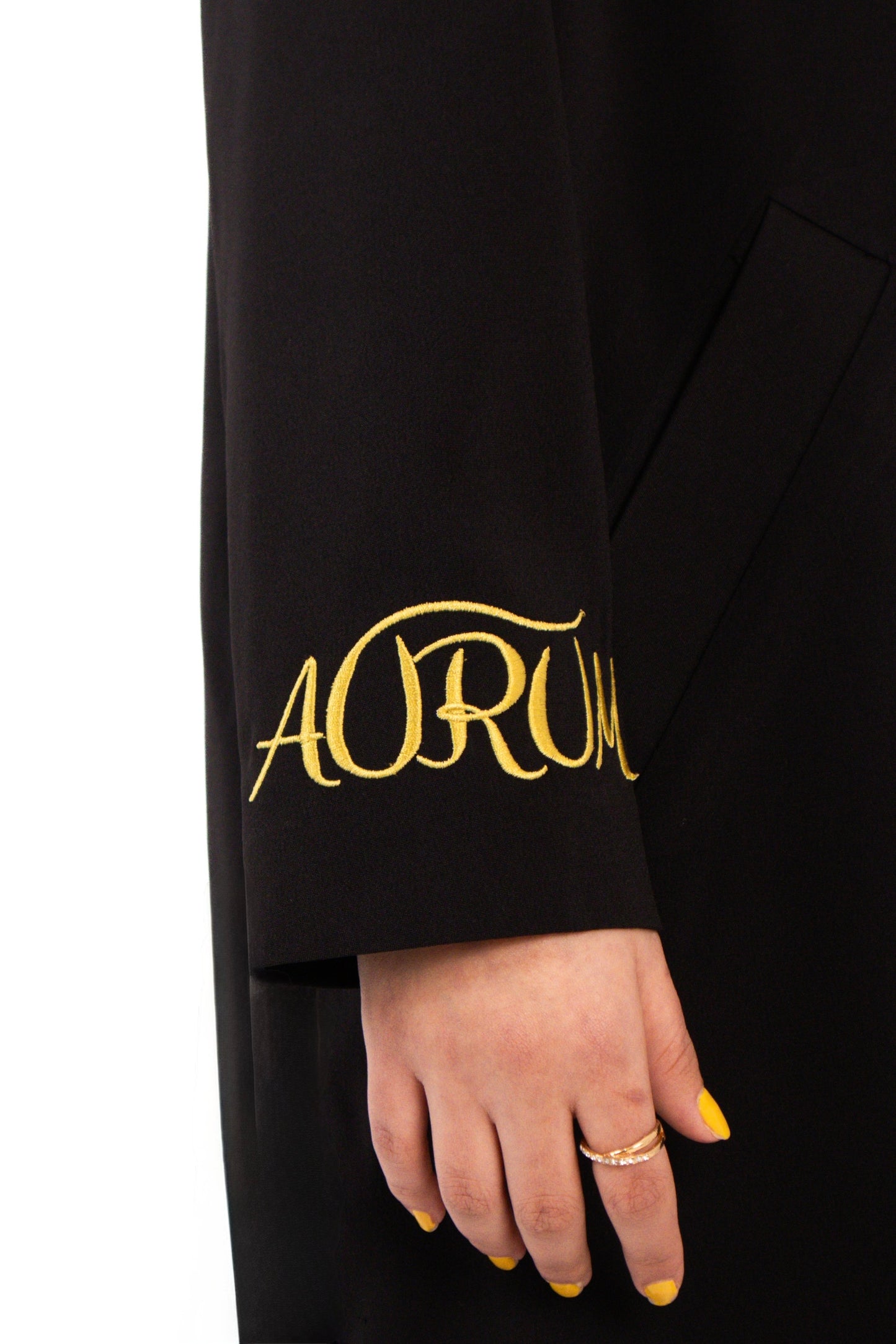 Black DIAMOND coat (unisex)